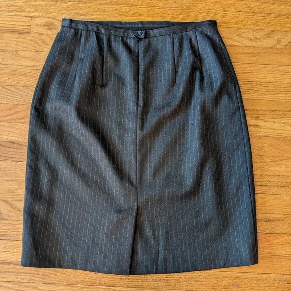 Harve Benard Pinstripe Pencil Skirt - Picture 3 of 3
